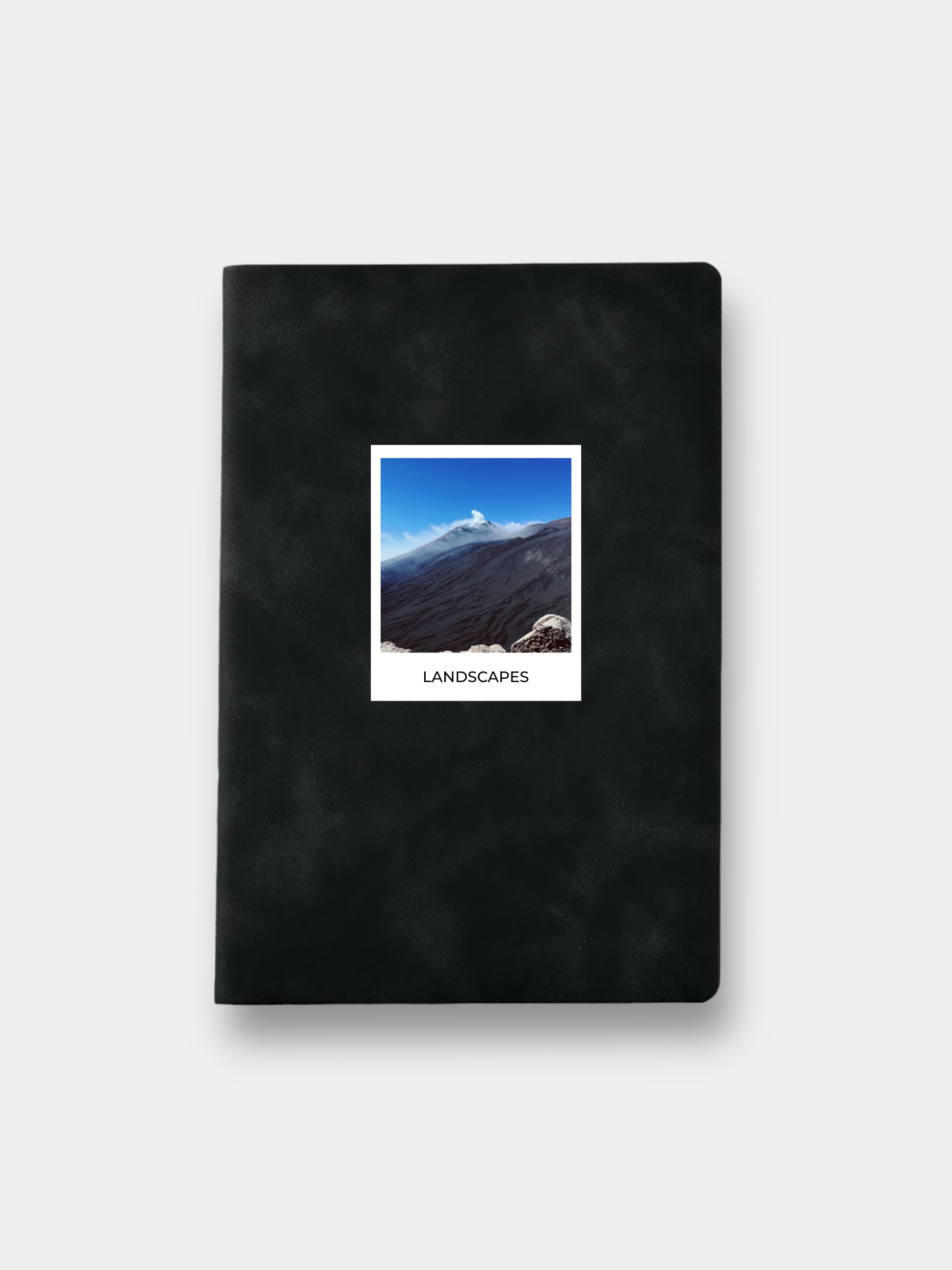 POLAROID / BLACK ULTRA-SOFTCOVER A5 MINERAL PAPER