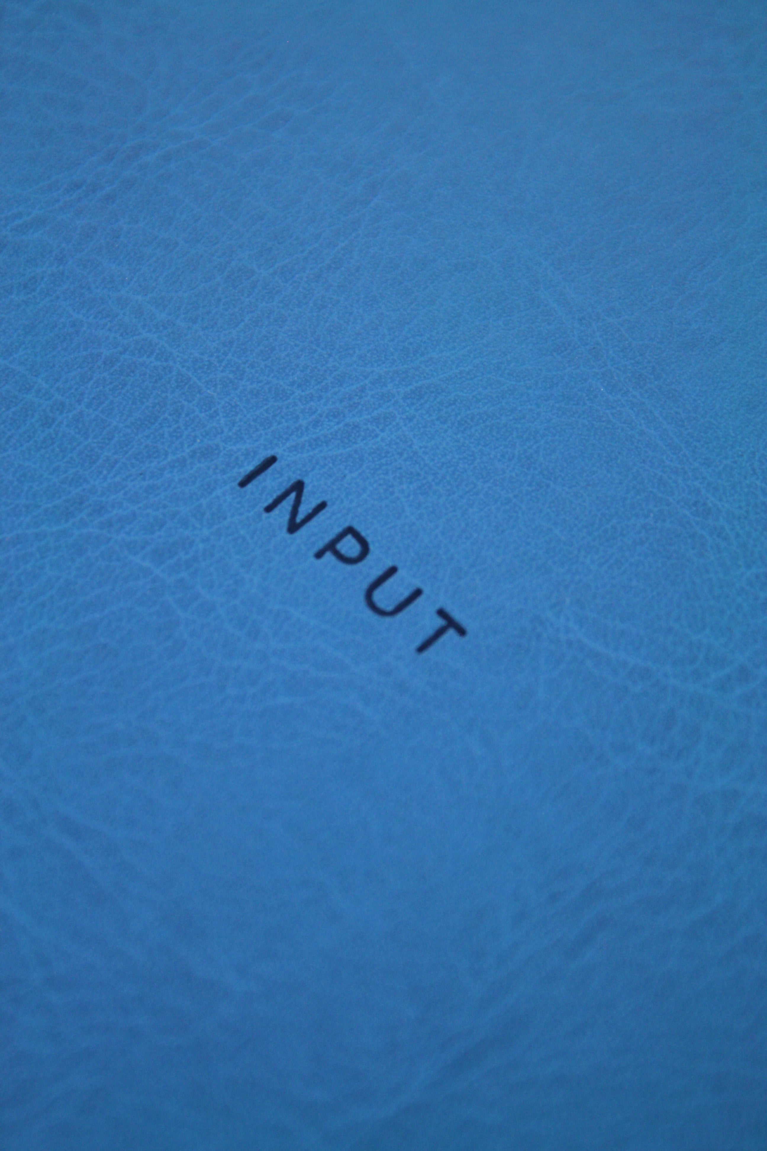 XL INPUT/OUTPUT ALL- BLUE NOTEBOOK