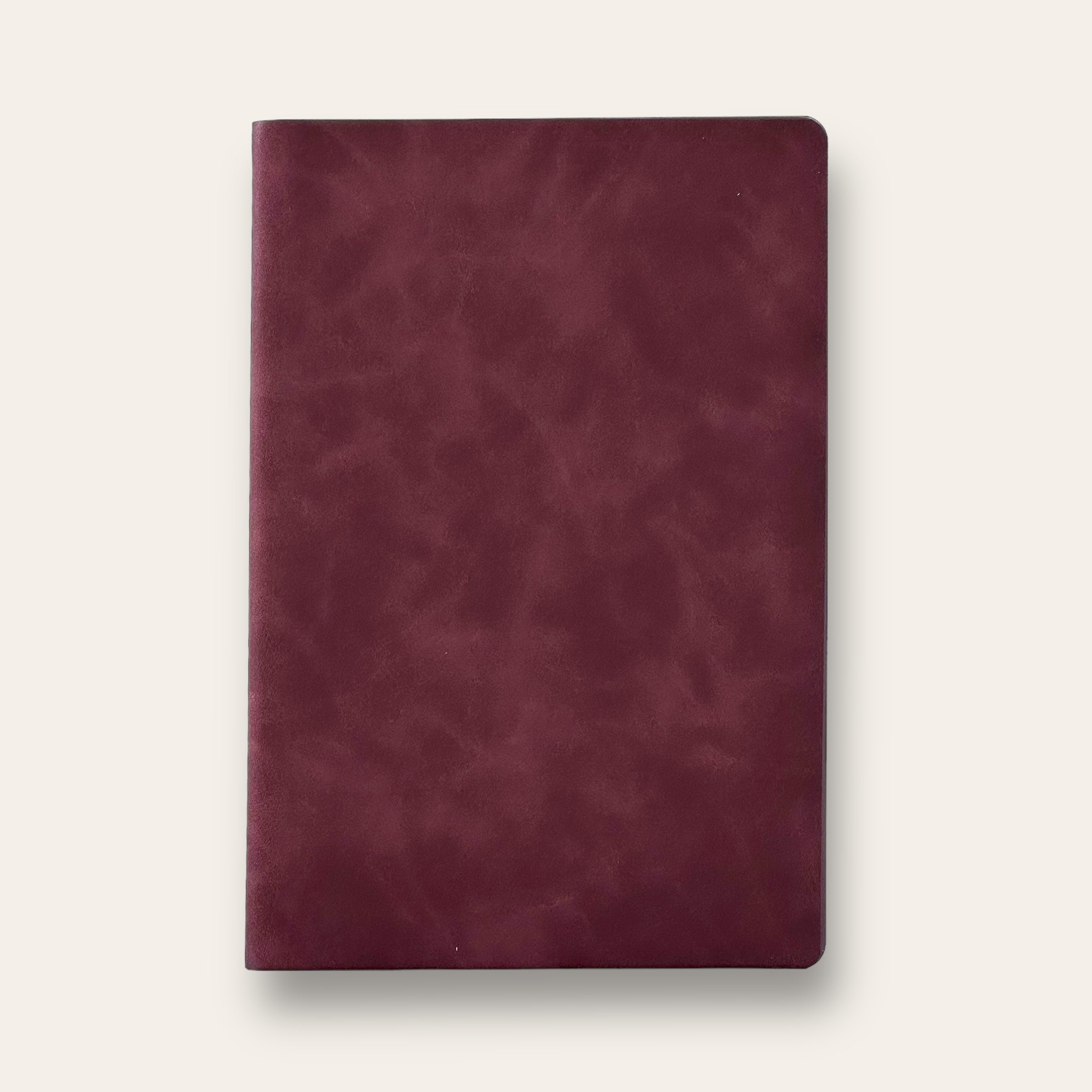 VIRGIN AUBERGINE ULTRA-SOFTCOVER A5 MINERAL PAPER NOTEBOOK